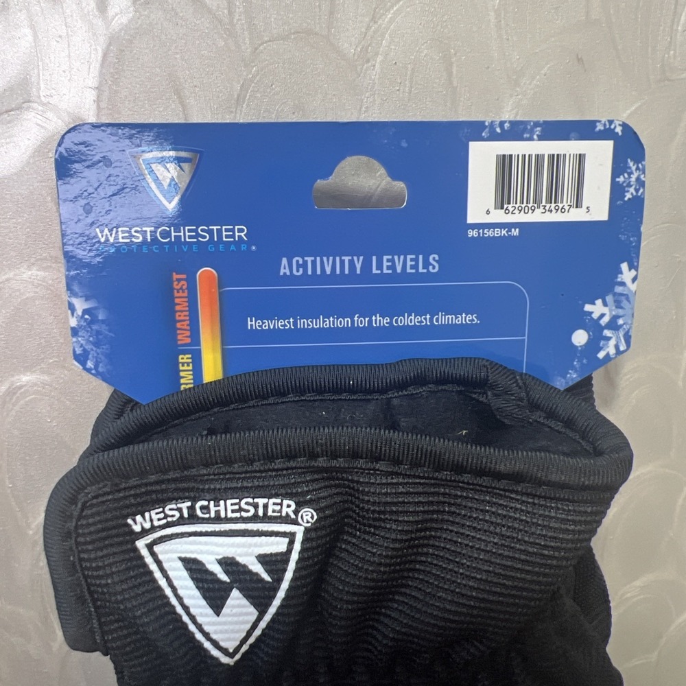 West Chester Insulated Touchscreen‎ Winter Gloves Black Medium NWT - Picture 7 of 8